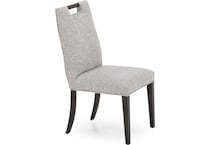 mavn  mocha    feather inch standard seat height side chair   