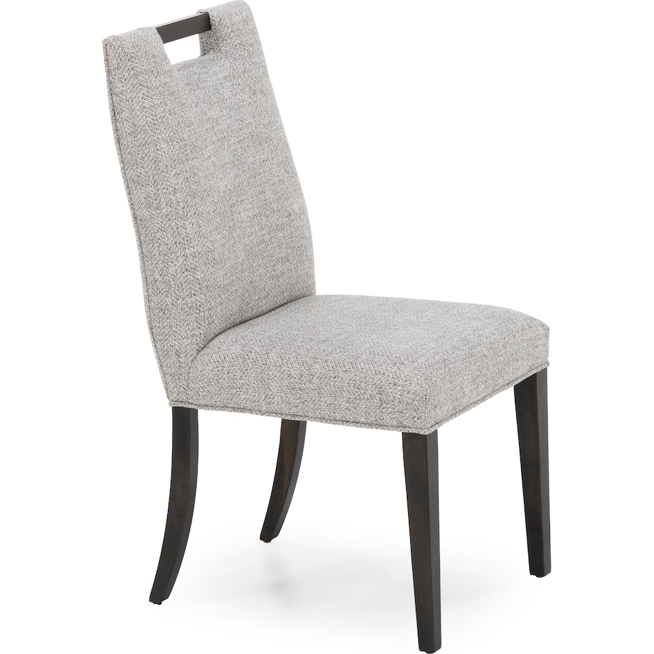 mavn  mocha    feather inch standard seat height side chair   