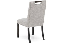 mavn  mocha    feather inch standard seat height side chair   