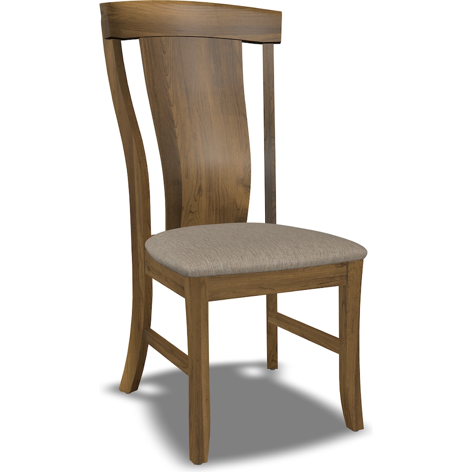 mavn  mocha    luna inch standard seat height side chair   