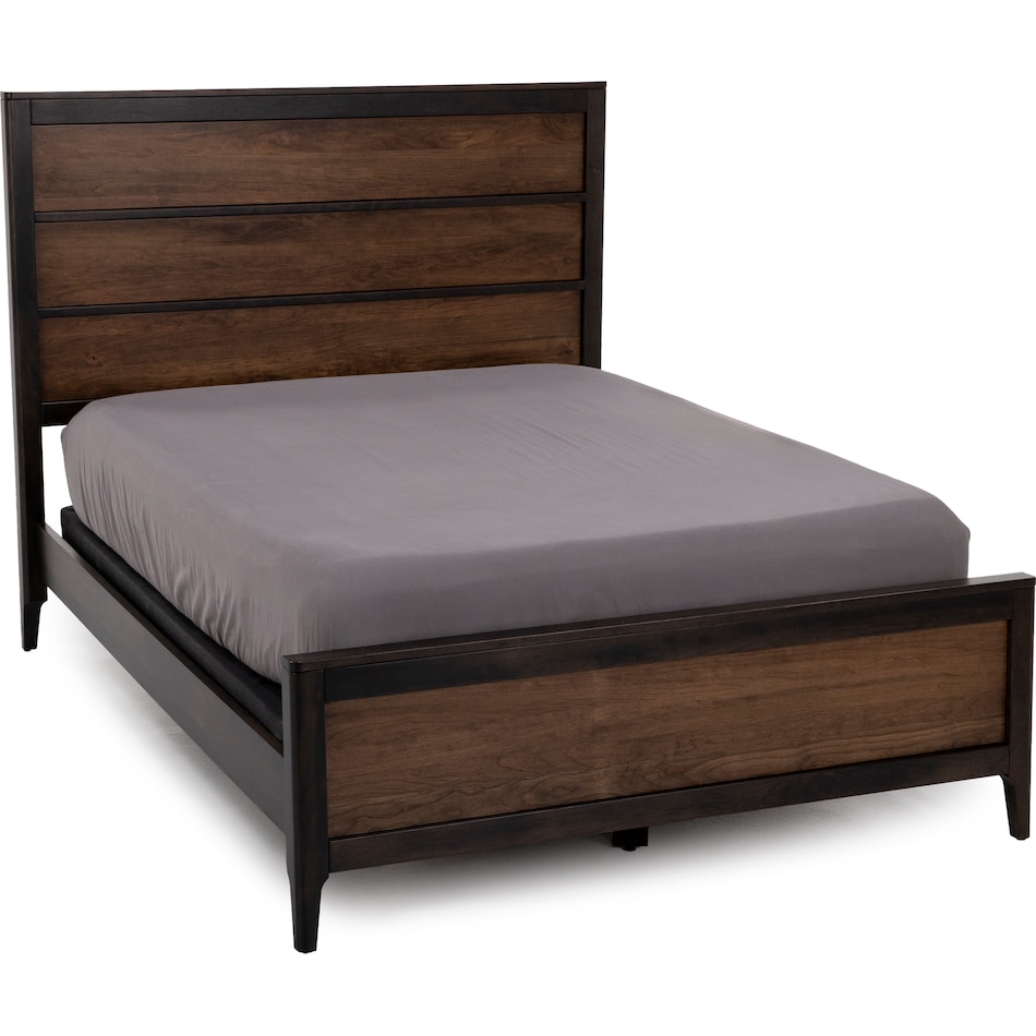 mavn  cocoa &  black silk queen bed package qp  
