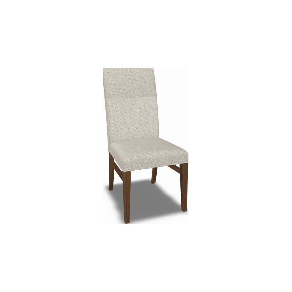mavn  cocoa    chitchat hemp inch standard seat height side chair   