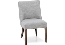 mavn  cocoa    feather inch standard seat height side chair   