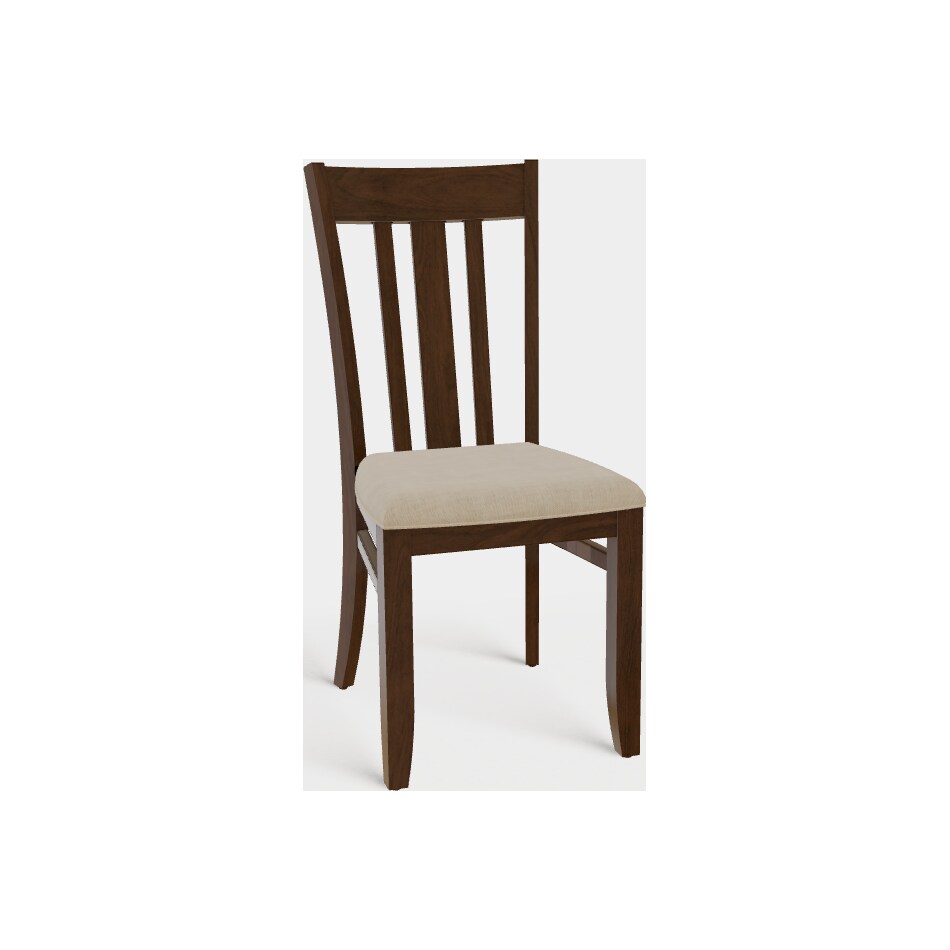 mavn  cocoa    athea inch standard seat height side chair   