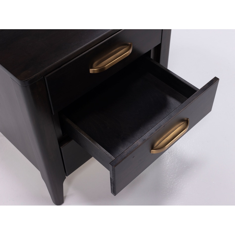 mavn black three drawer   