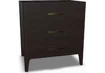 mavn black three drawer   