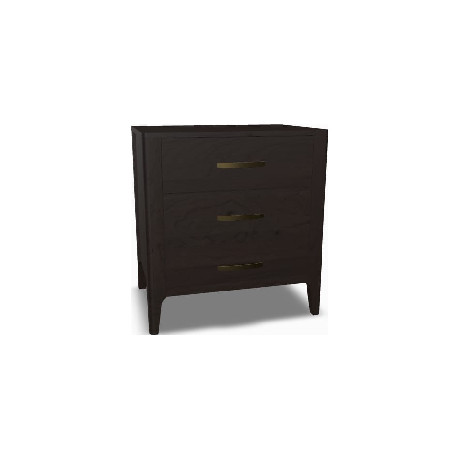mavn black three drawer   