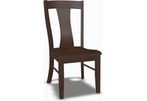mavn brown inch standard seat height side chair   