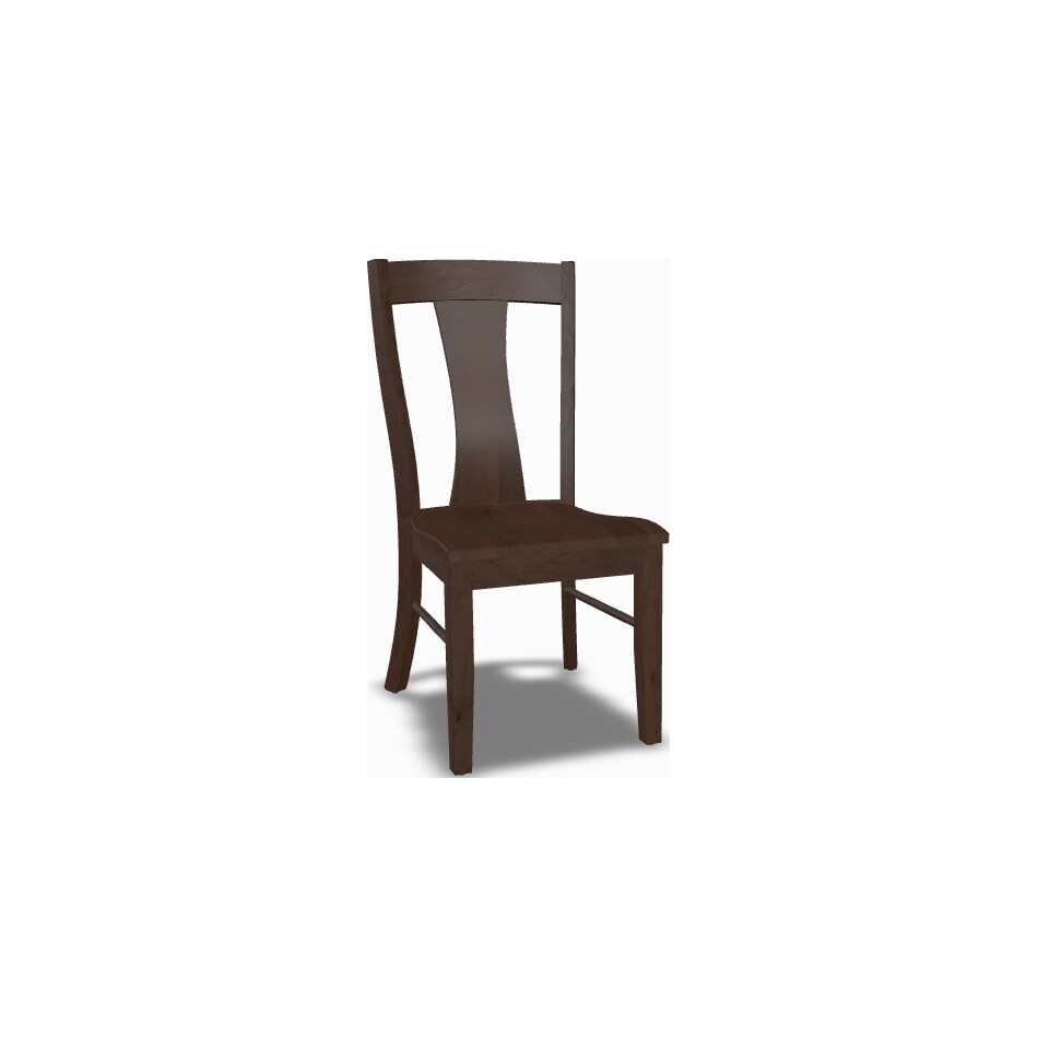 mavn brown inch standard seat height side chair   