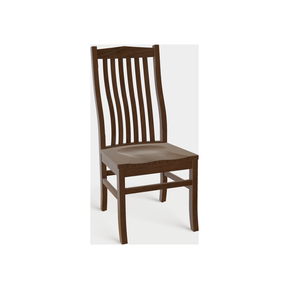 mavn brown inch standard seat height side chair   