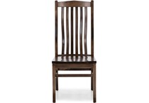 mavn brown inch standard seat height side chair   
