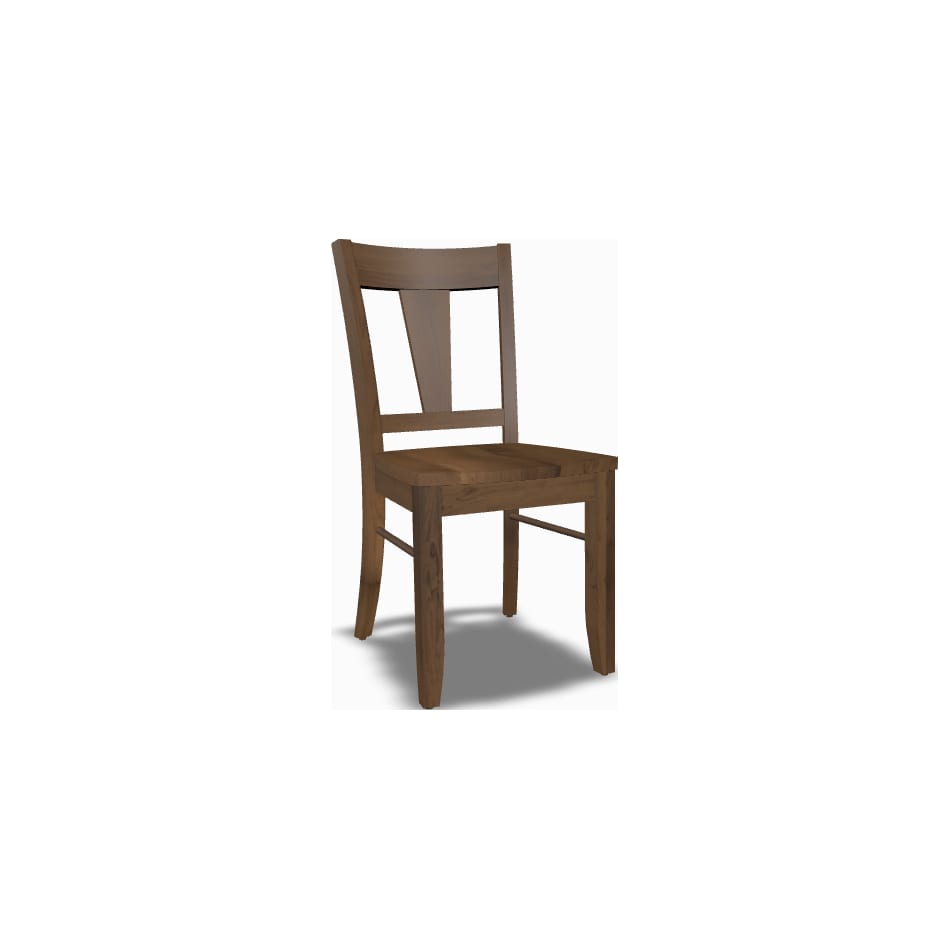 mavn brown inch standard seat height side chair   