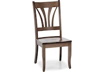 mavn brown inch standard seat height side chair   