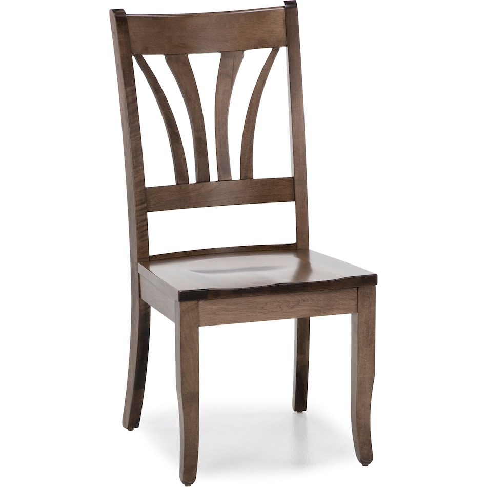 mavn brown inch standard seat height side chair   