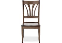 mavn brown inch standard seat height side chair   