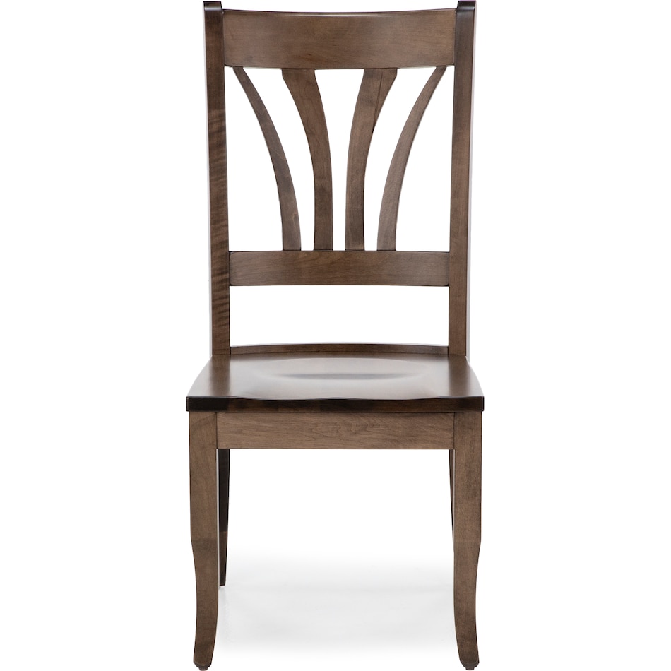 mavn brown inch standard seat height side chair   