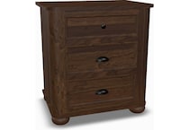 mavn brown single drawer   
