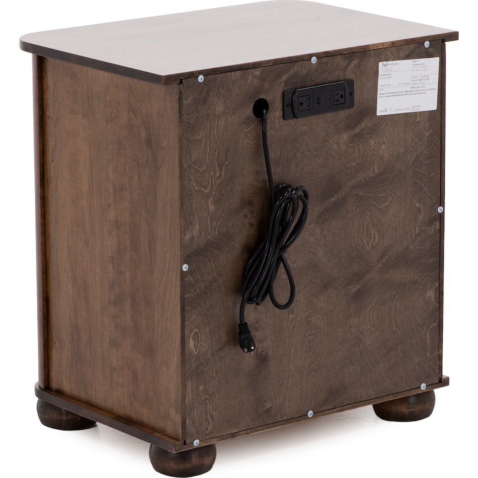 mavn brown single drawer   