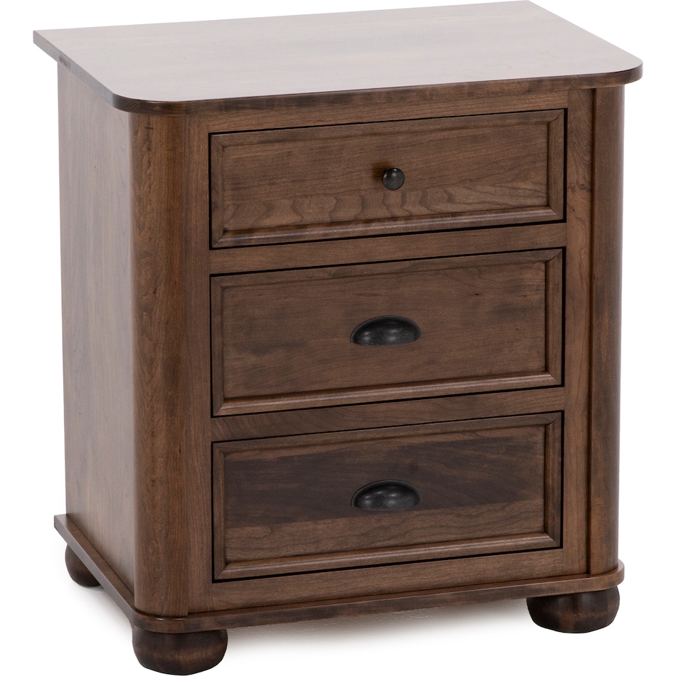 mavn brown three drawer   