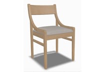 mavn tan inch standard seat height side chair   