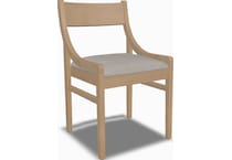 mavn tan inch standard seat height side chair   