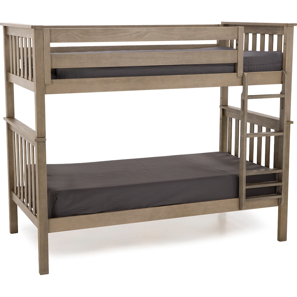 maxw grey twin bunk bed package fpk  