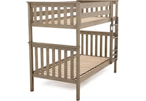 maxw grey twin bunk bed package fpk  