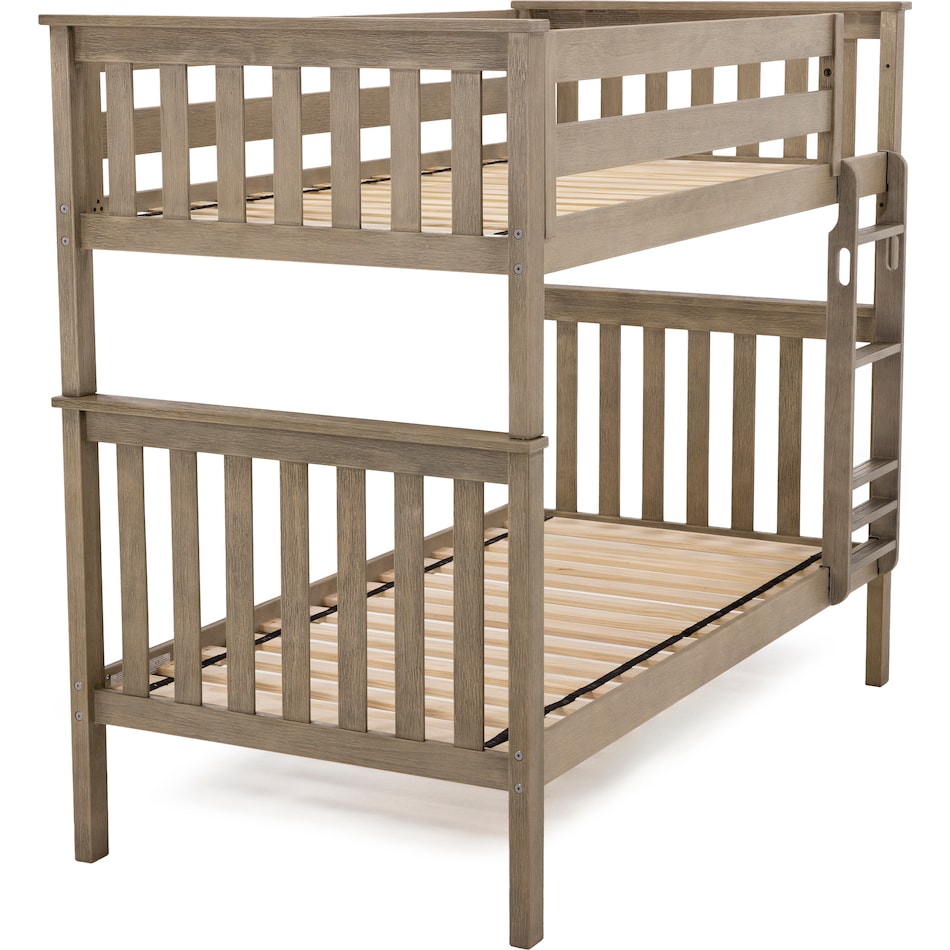 maxw grey twin bunk bed package fpk  