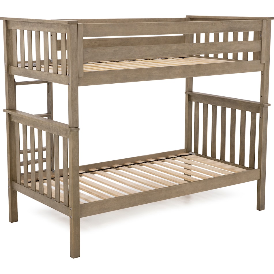 maxw grey twin bunk bed package fpk  