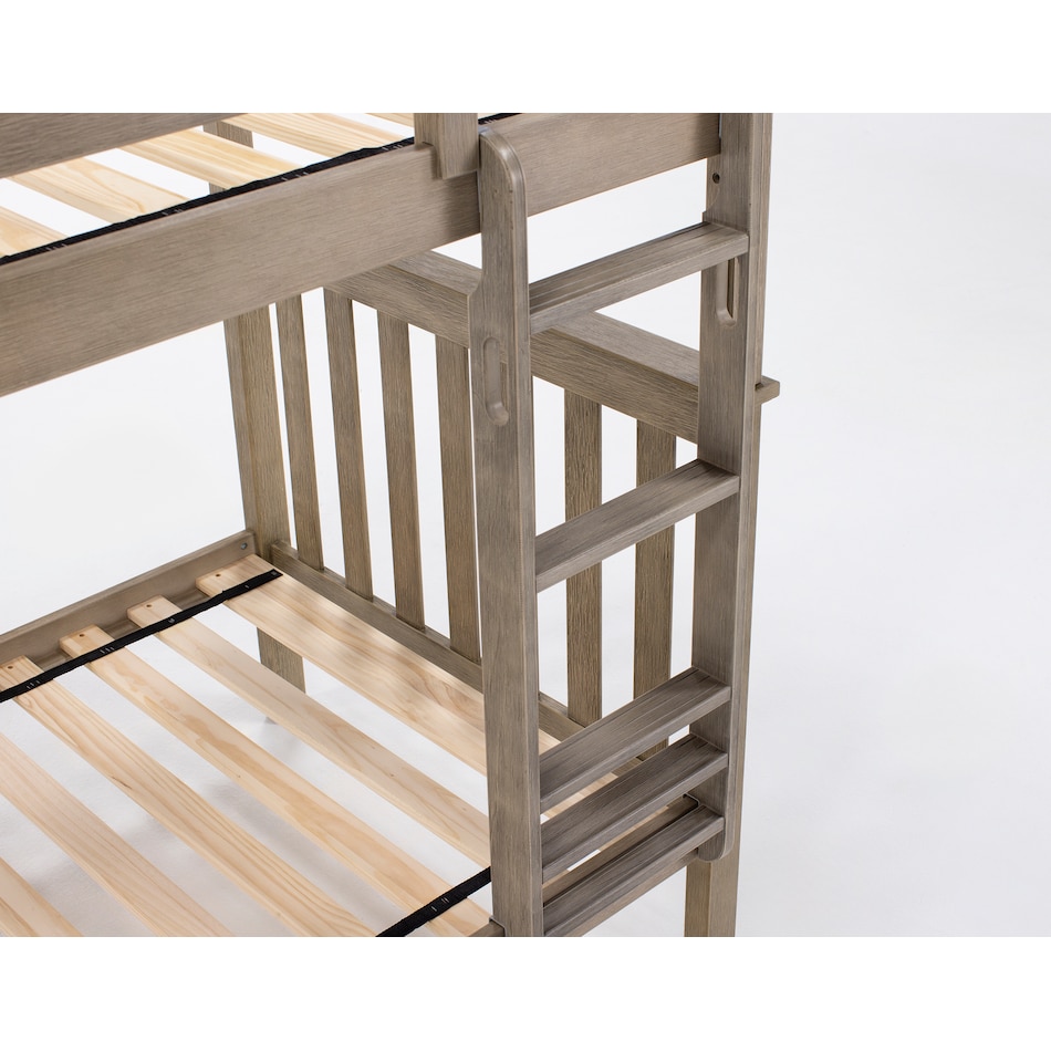 maxw grey twin bunk bed package fpk  