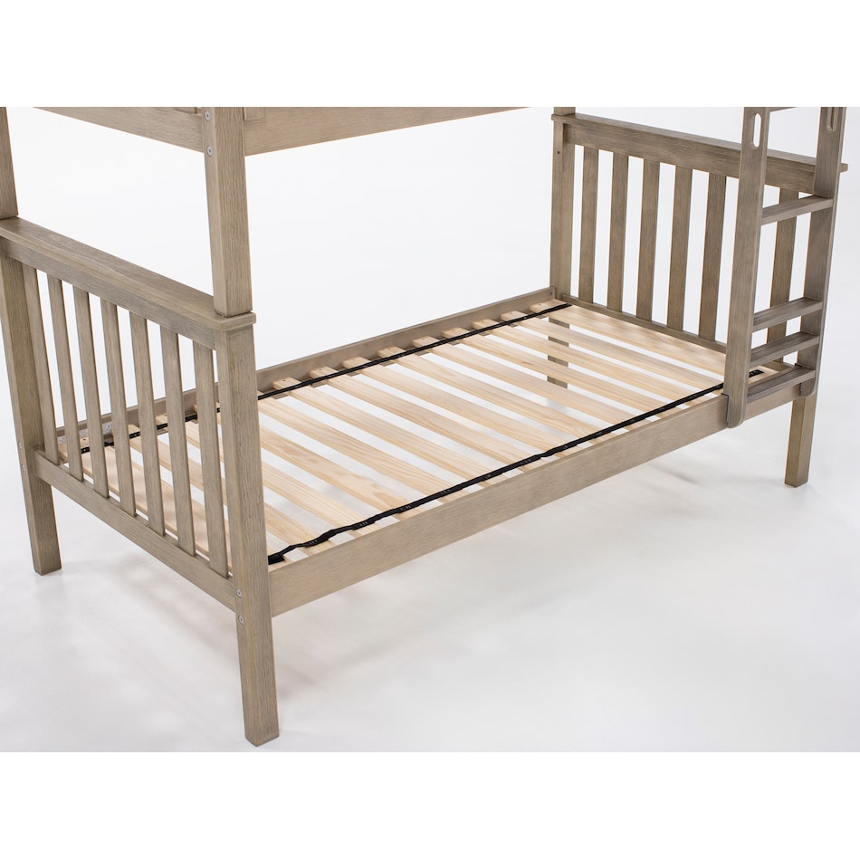 maxw grey twin bunk bed package fpk  