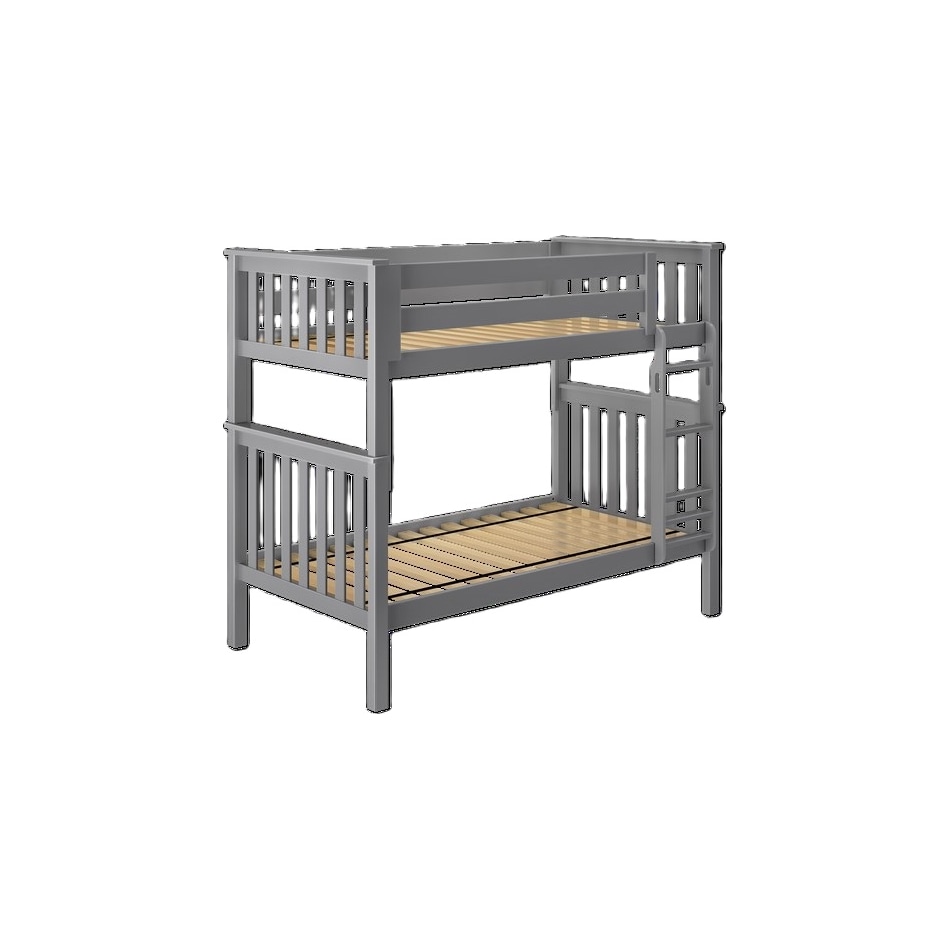 maxw grey twin bunk bed package fpk  