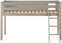 maxw grey twin loft bed headboard tll  