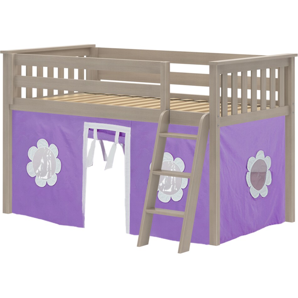 maxw stone twin loft bed headboard tll  