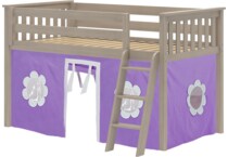 maxw stone twin loft bed headboard tll  