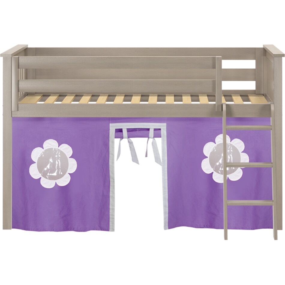 maxw stone twin loft bed headboard tll  