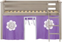 maxw stone twin loft bed headboard tll  