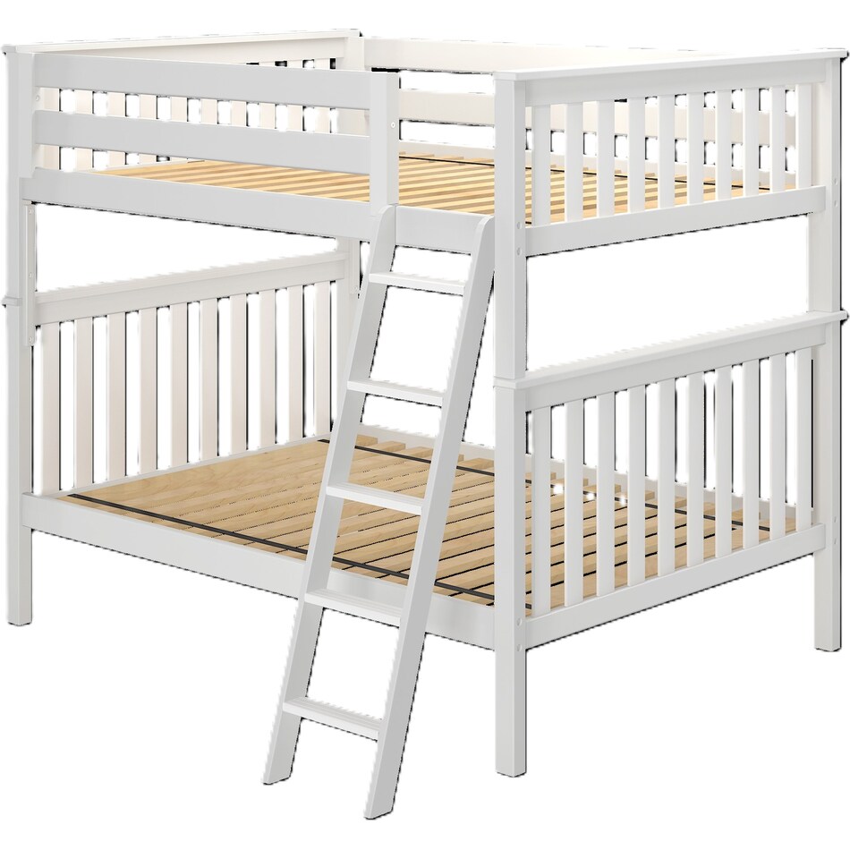maxw white full bunk bed package ffp  