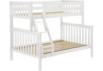 maxw white full bunk bed package tpk  