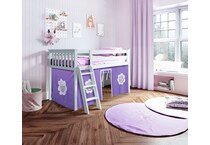 maxw white twin loft bed headboard tll  