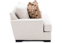 michael nicholas designs beige chair and a half   