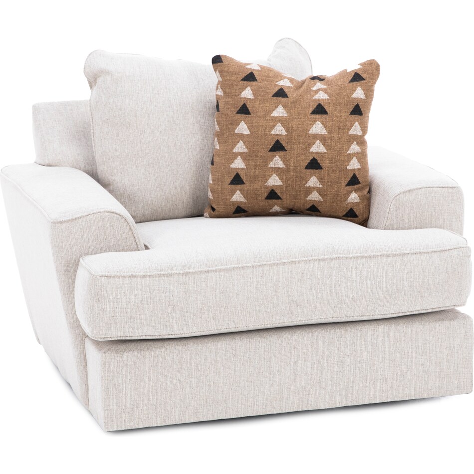 michael nicholas designs beige swivel chair z  