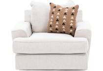 michael nicholas designs beige swivel chair z  