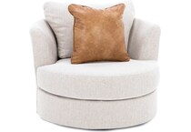 michael nicholas designs beige swivel chair z  