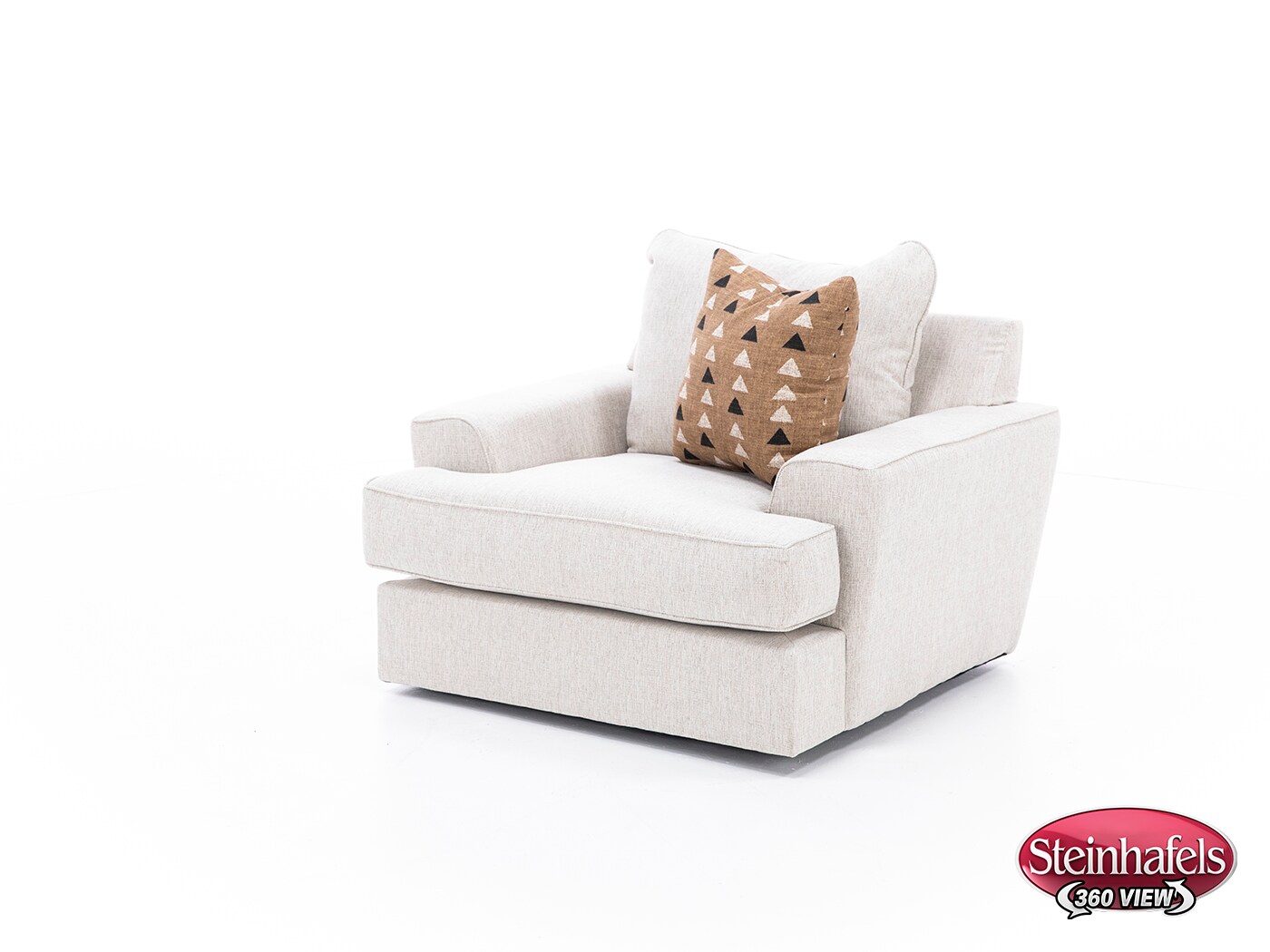 michael nicholas designs beige swivel chair  image z  