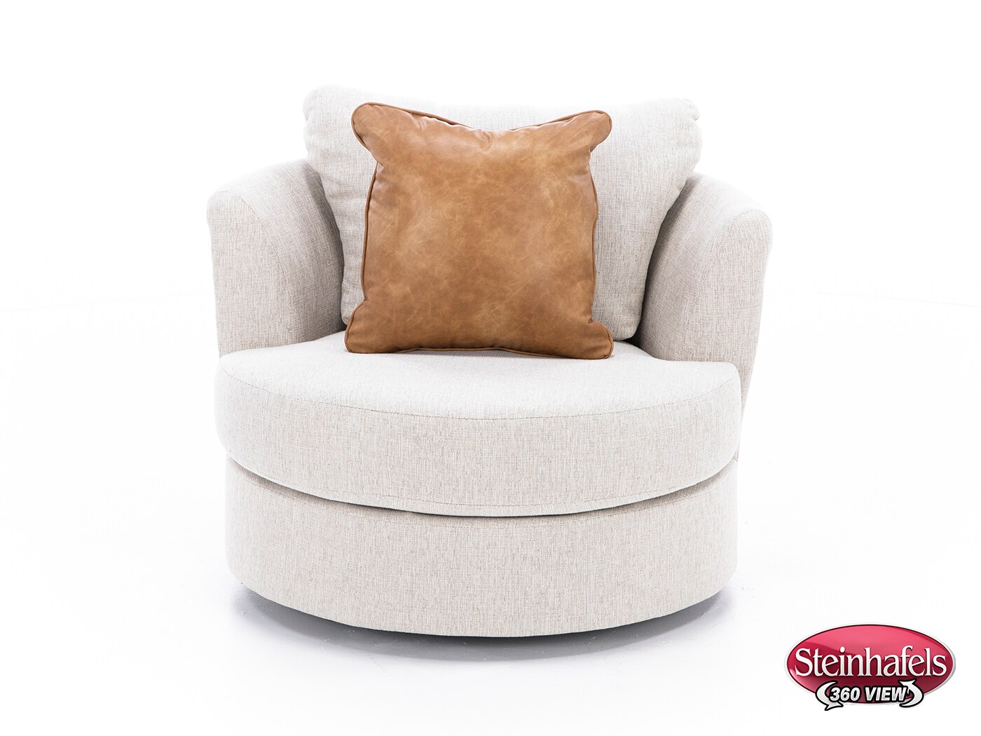 michael nicholas designs beige swivel chair  image z  