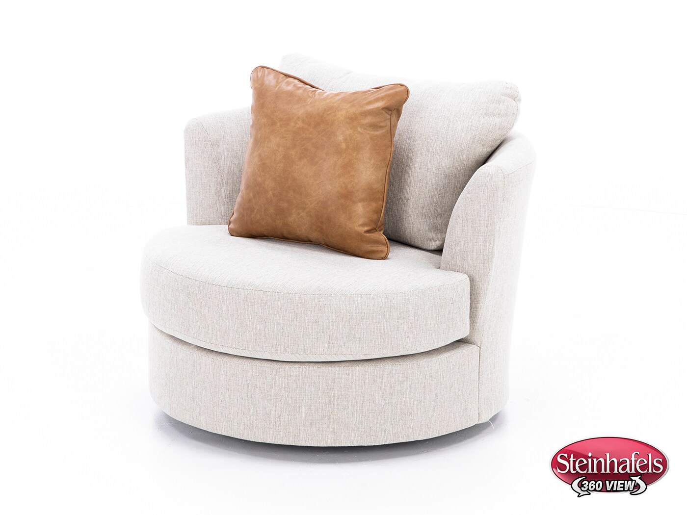 michael nicholas designs beige swivel chair  image z  