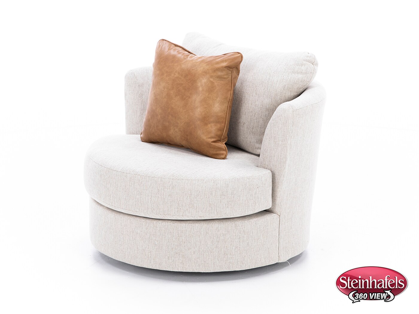 michael nicholas designs beige swivel chair  image z  