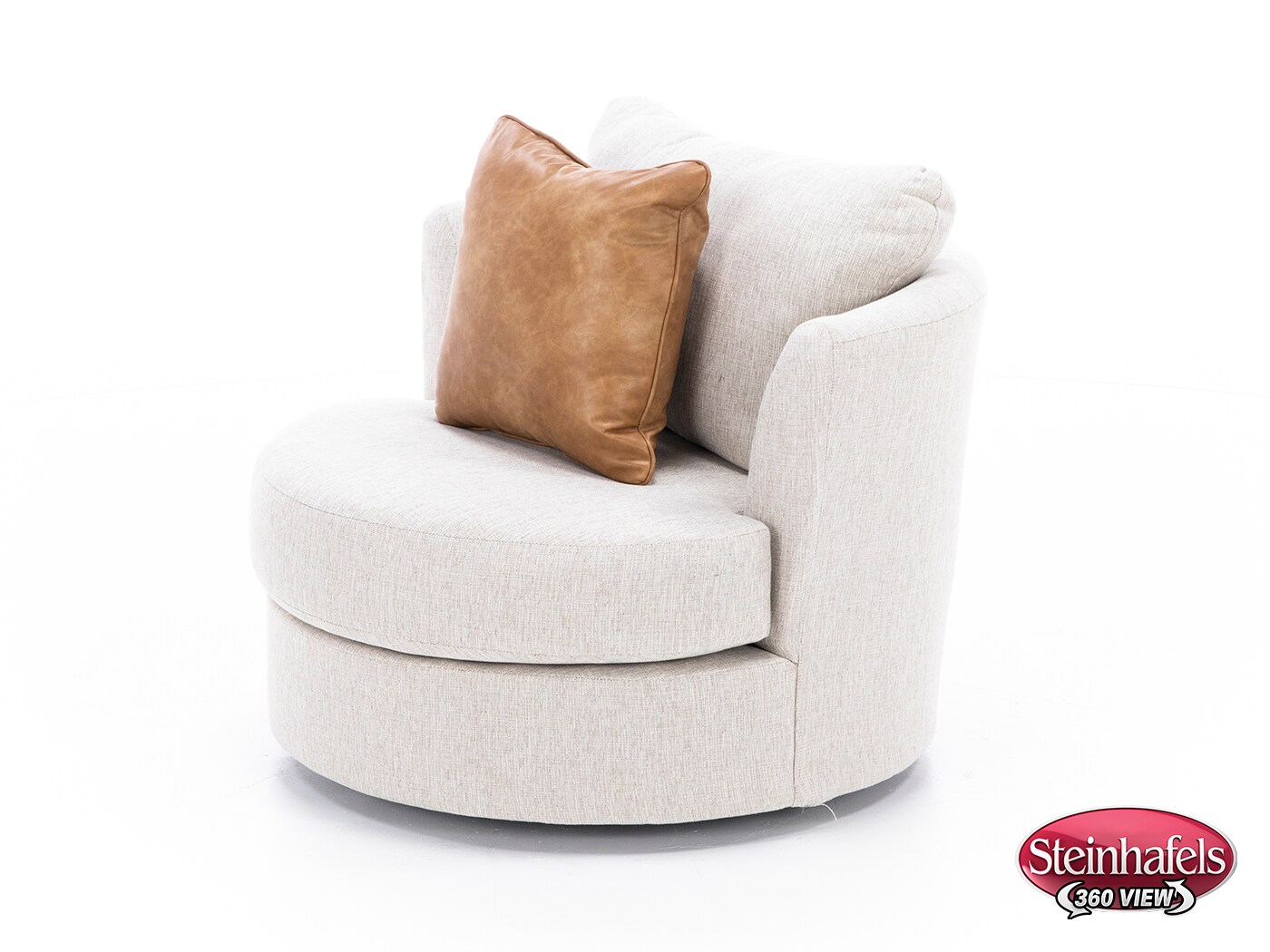 michael nicholas designs beige swivel chair  image z  