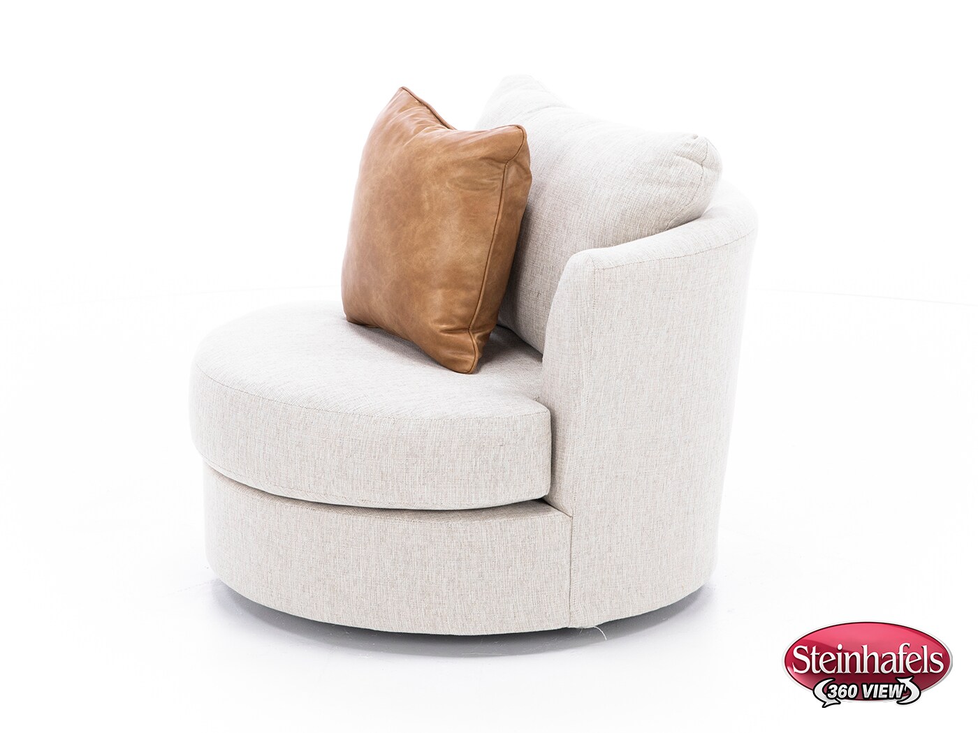 michael nicholas designs beige swivel chair  image z  